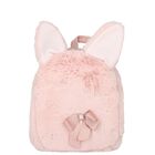 Girls Pink Faux Fur Backpack, 1, hi-res