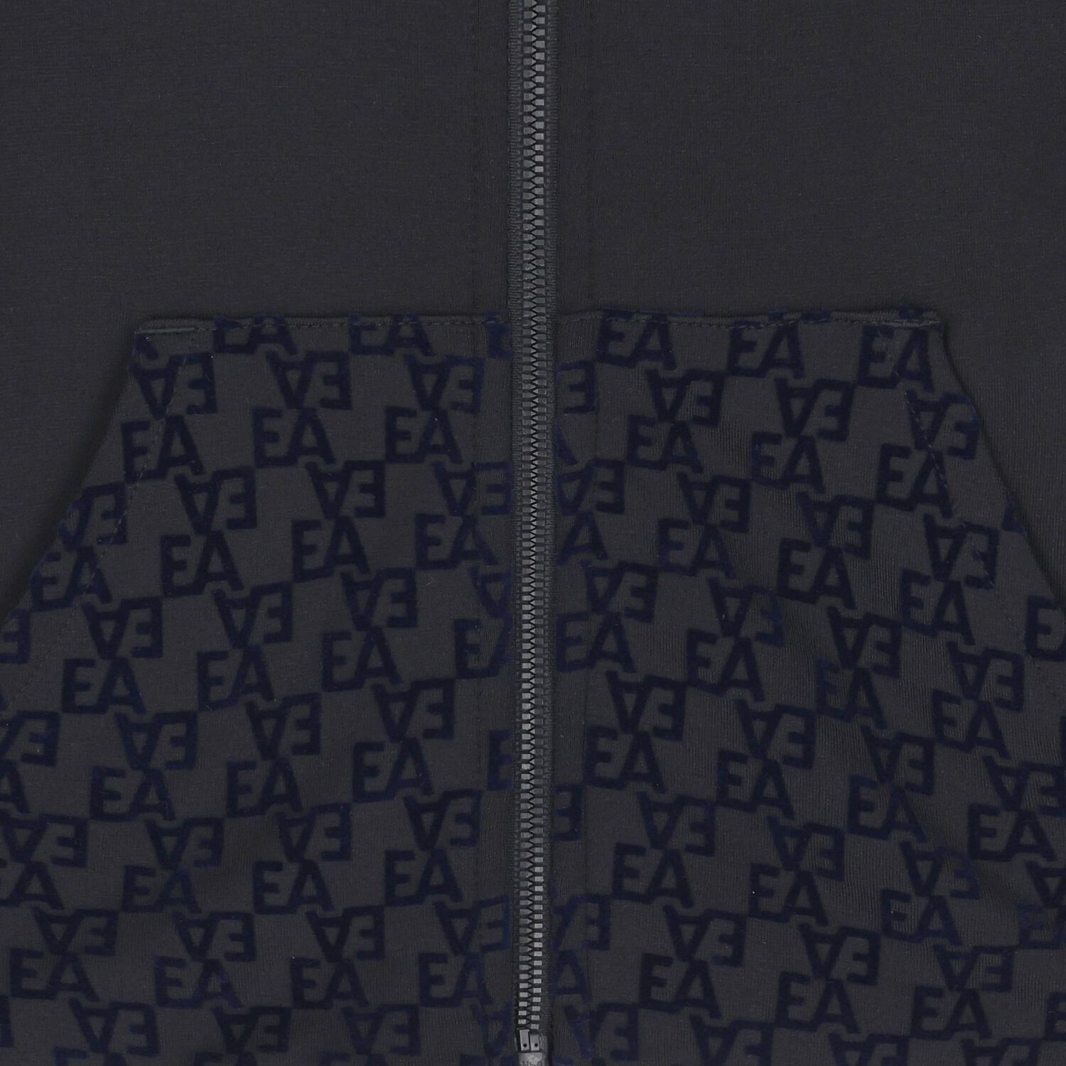 بدلة رياضية بشعار أزرق داكن للأولاد الصغار, 1, hi-res