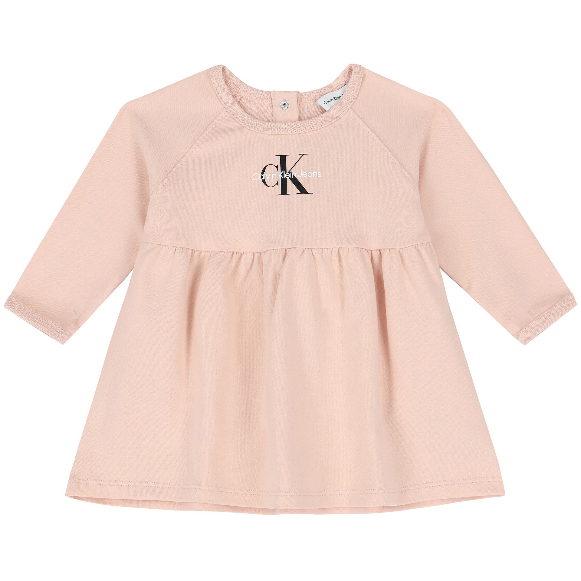 Calvin Klein Baby Girls Pink Logo Dress Junior Couture UAE