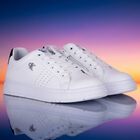 White Logo Trainers, 1, hi-res