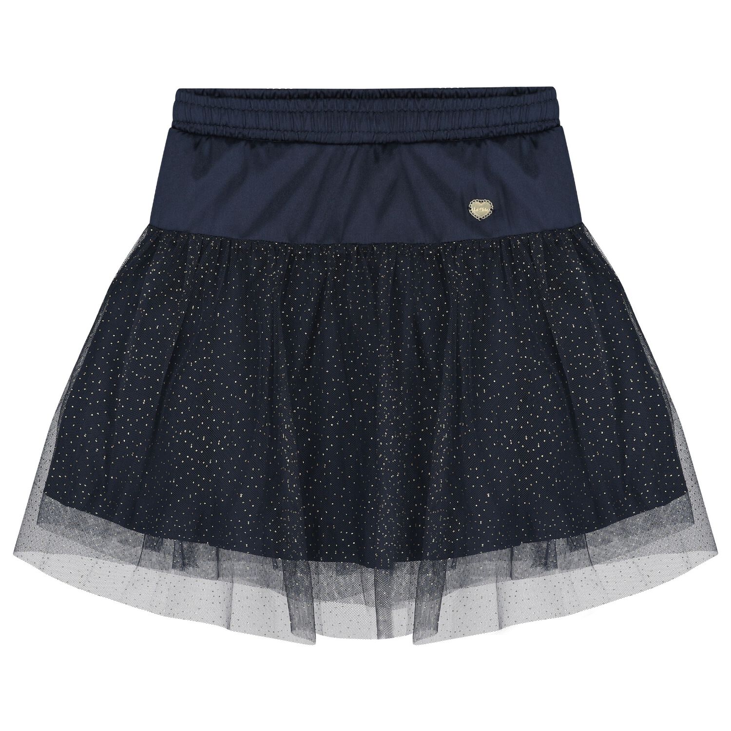 Girls Navy Blue Tulle Skirt, 1, hi-res image number null