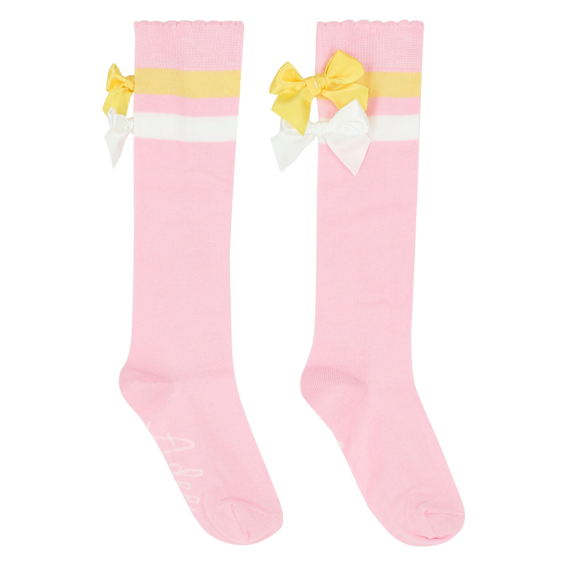 Girls bow socks clearance