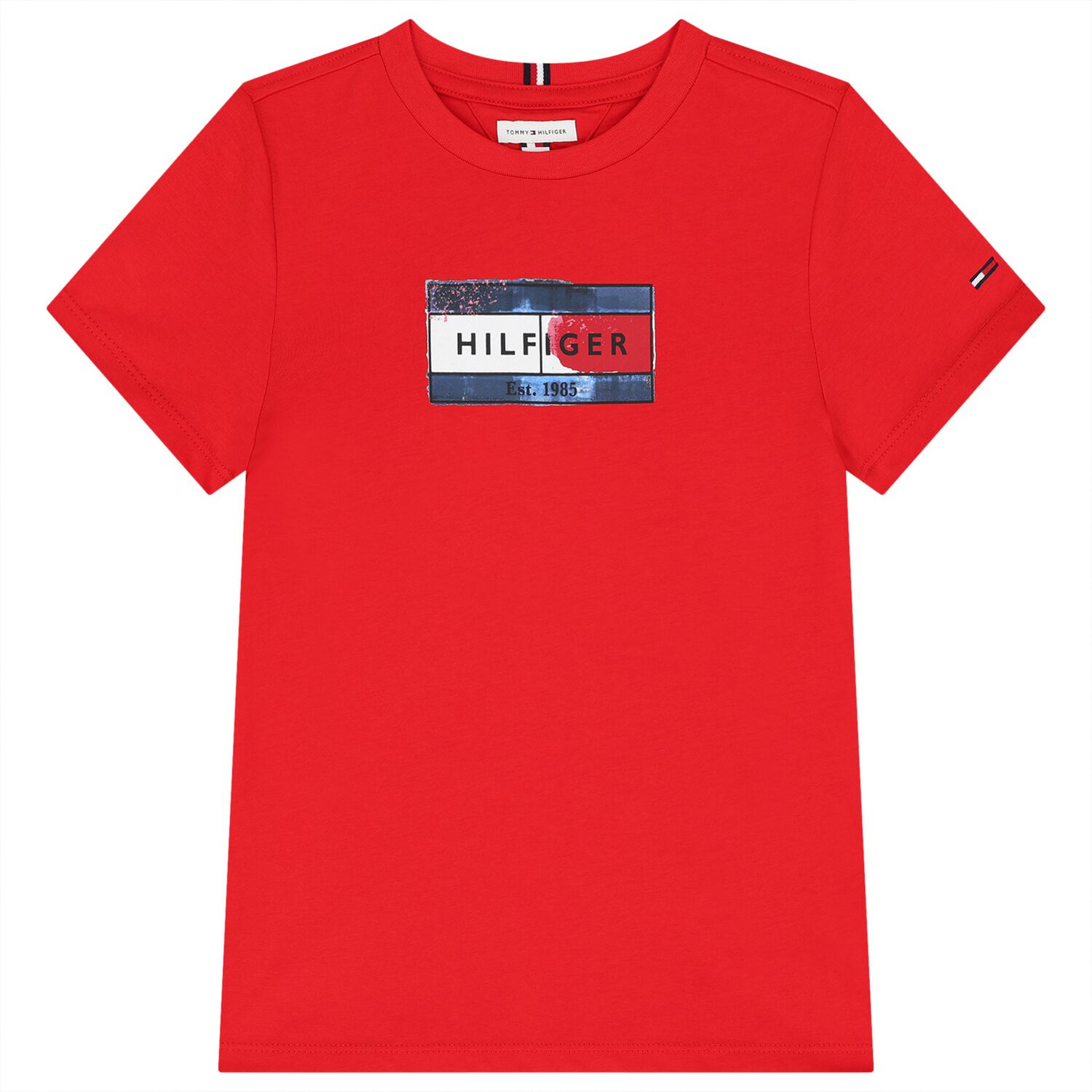 Boys Red Logo T-Shirt, 2, hi-res