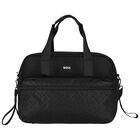 Black Logo Baby Changing Bag, 1, hi-res