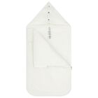 عش أطفال بالشعار باللون الابيض للبنات, 1, hi-res