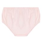 طقم فستان تول باللون وردي مكشكش للبنات , 1, hi-res