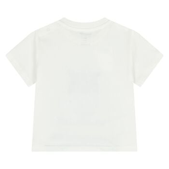 Younger Boys White Hippo T-Shirt
