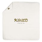 Ivory & Beige Tiger Logo Baby Blanket, 1, hi-res