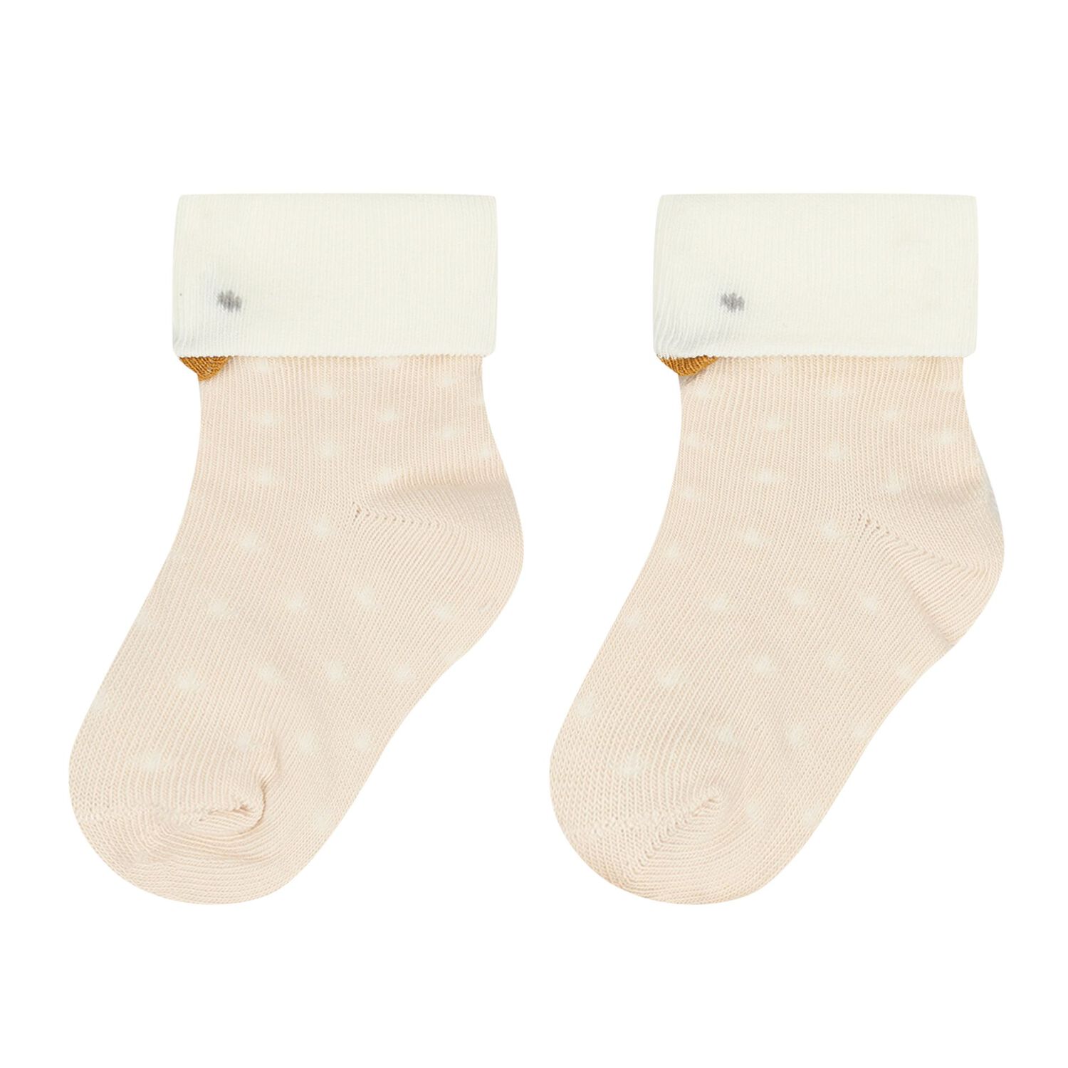 Baby Girls Swan Beige Romper Set, 4, hi-res