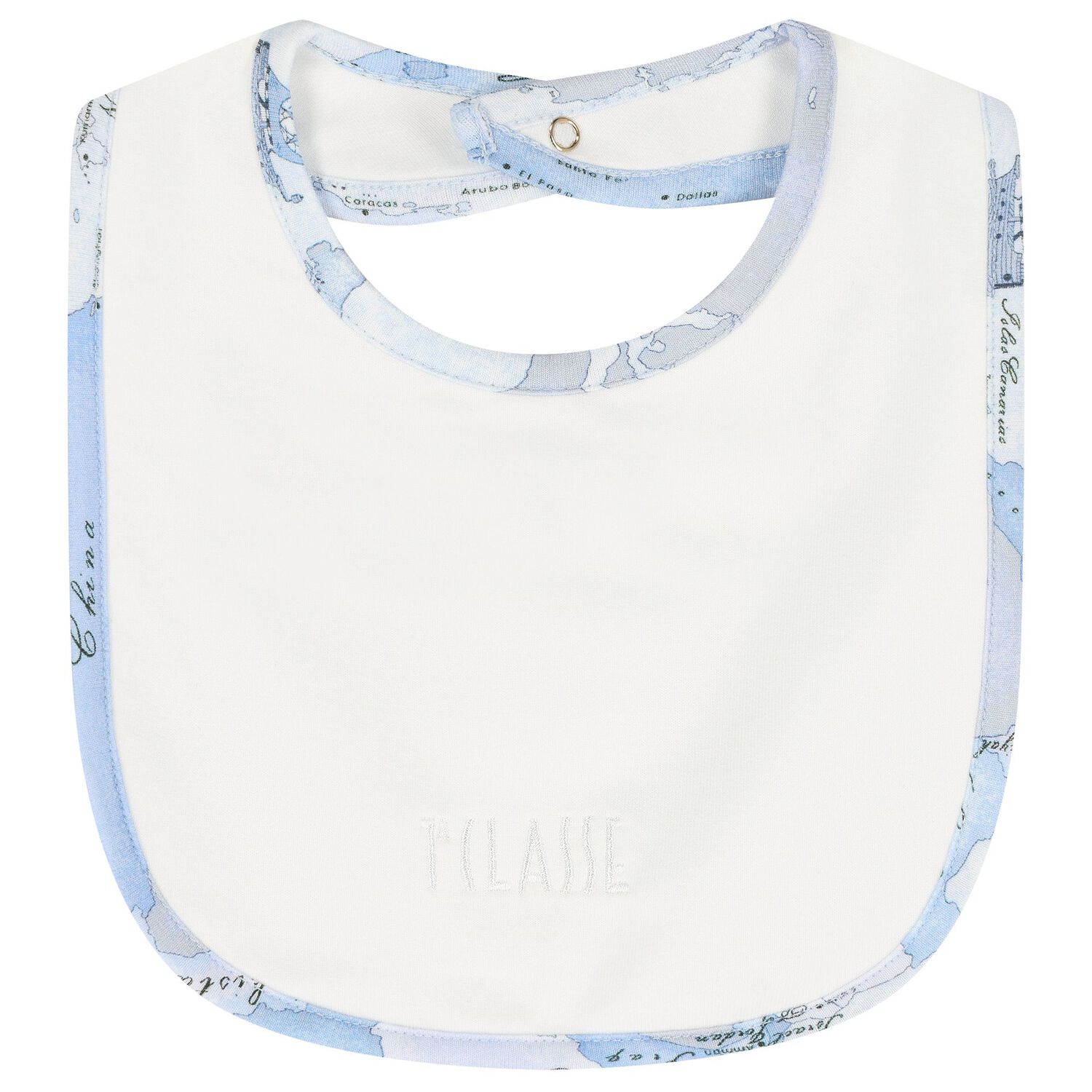 Baby Boys Ivory & Blue Geo Map Babygrow Gift Set, 1, hi-res