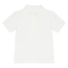 طقم شورت اولاد بشعار الدب باللون الابيض والازرق, 1, hi-res