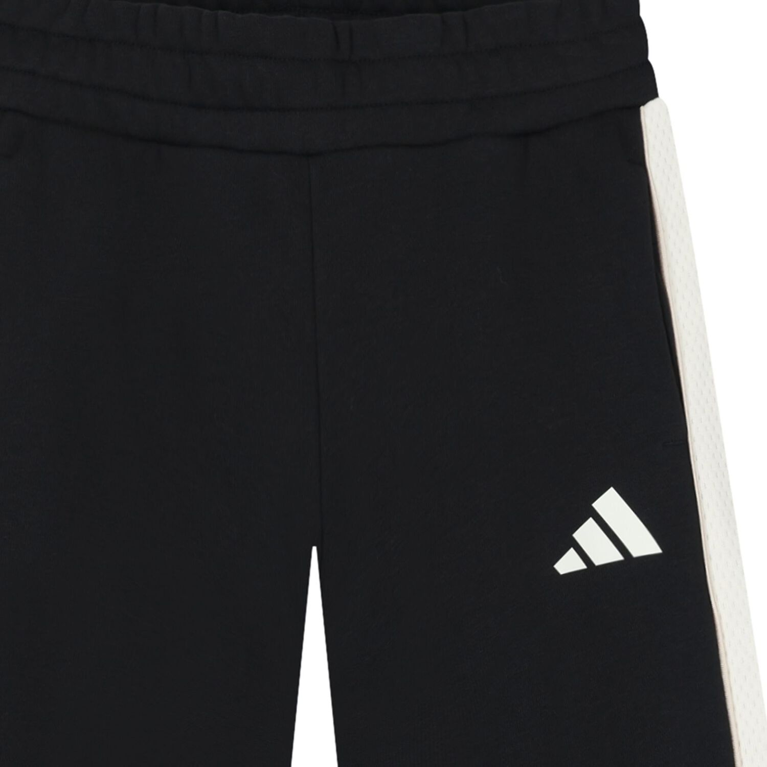 Girls Black Logo Trousers, 1, hi-res