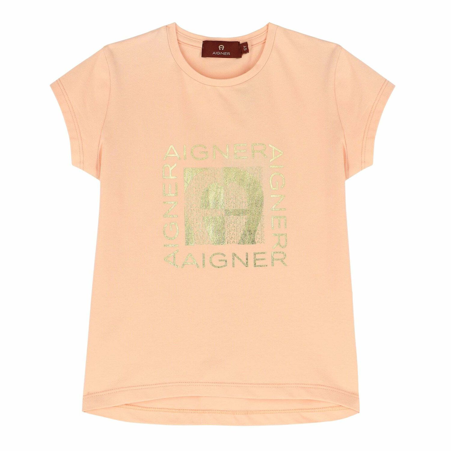 Girls Pink Logo T-Shirt, 3, hi-res image number null