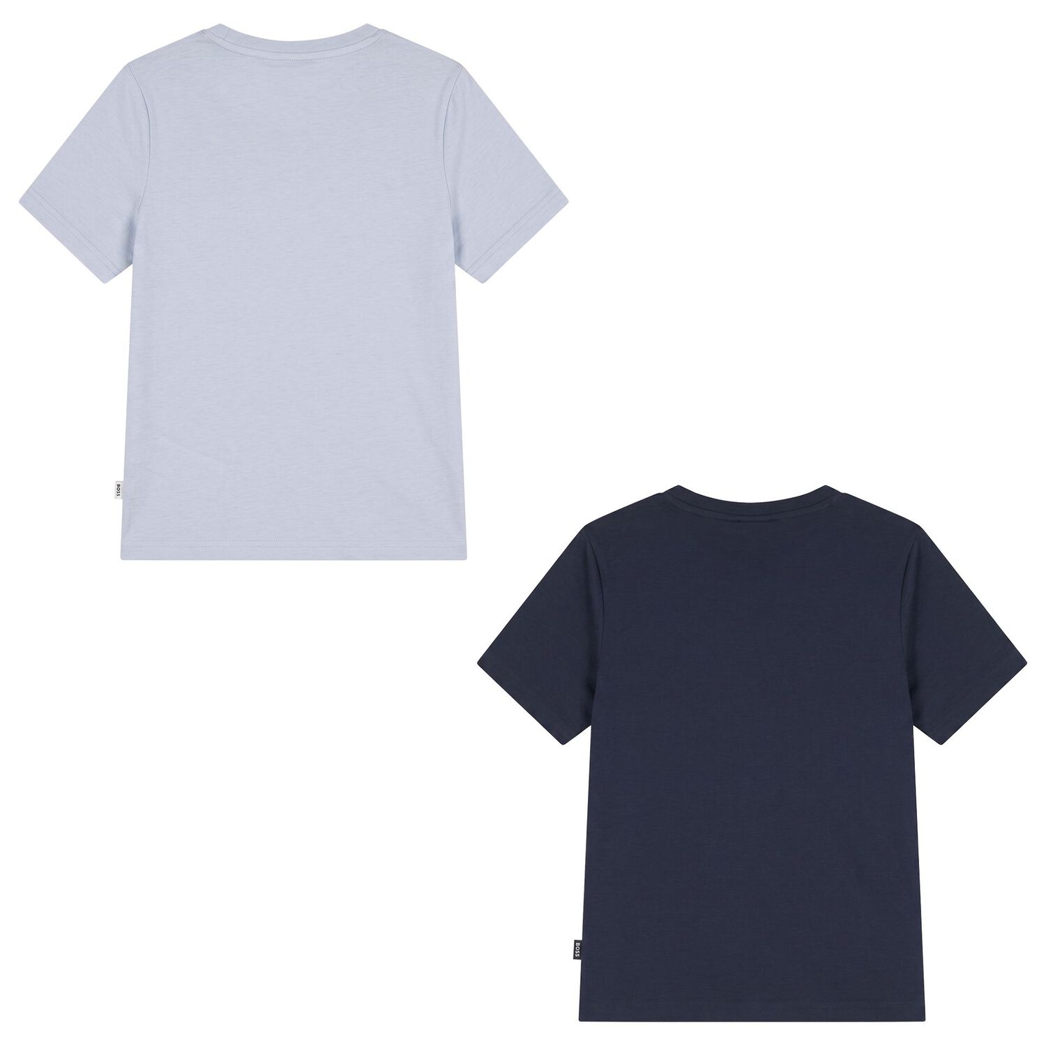 Boys Blue & Navy Blue Logo T-Shirts (2 Pack), 5, hi-res