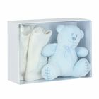 Baby Boys White & Blue Gift Set, 1, hi-res