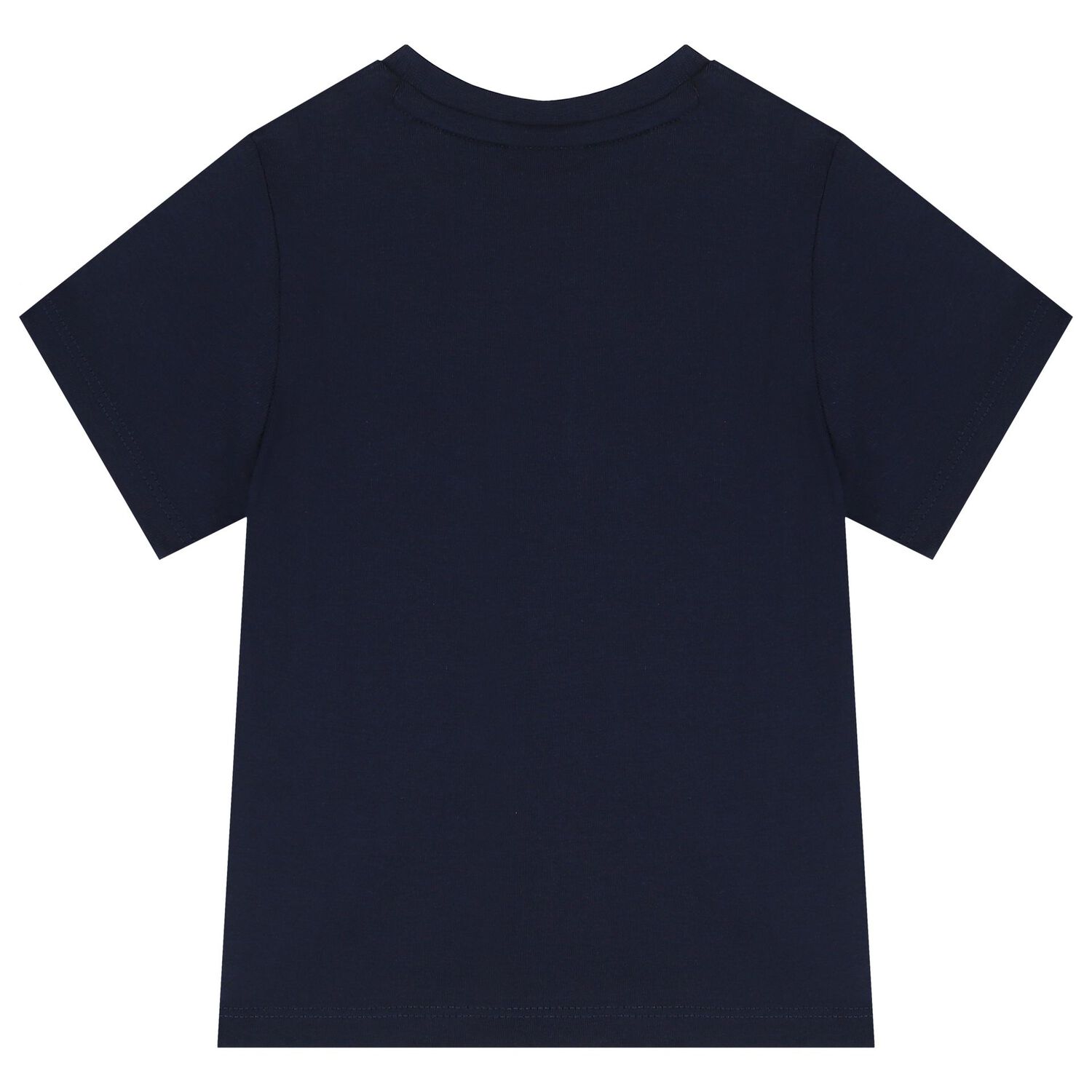 تيشيرت أولاد بالشعار باللون الكحلي, 4, hi-res image number null