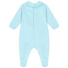 Blue Teddy Bear Logo Babygrow Gift Set, 4, hi-res