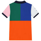 Boys Multi-Colored Logo Polo Shirt, 1, hi-res