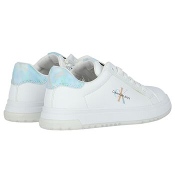 White Logo Trainers