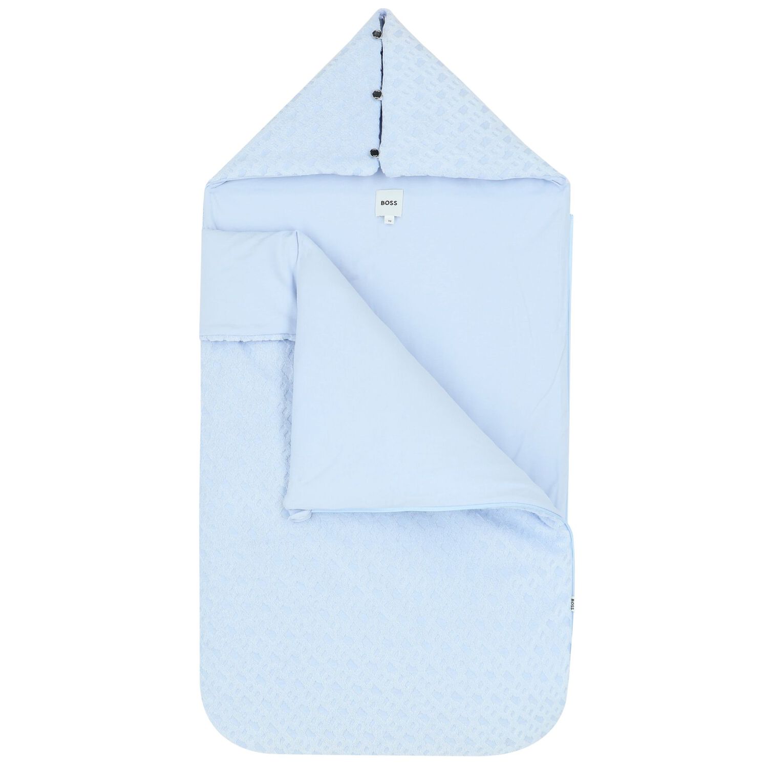 مدس أولاد بالشعار باللون الأزرق, 1, hi-res