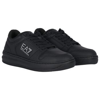 Black Logo Trainers