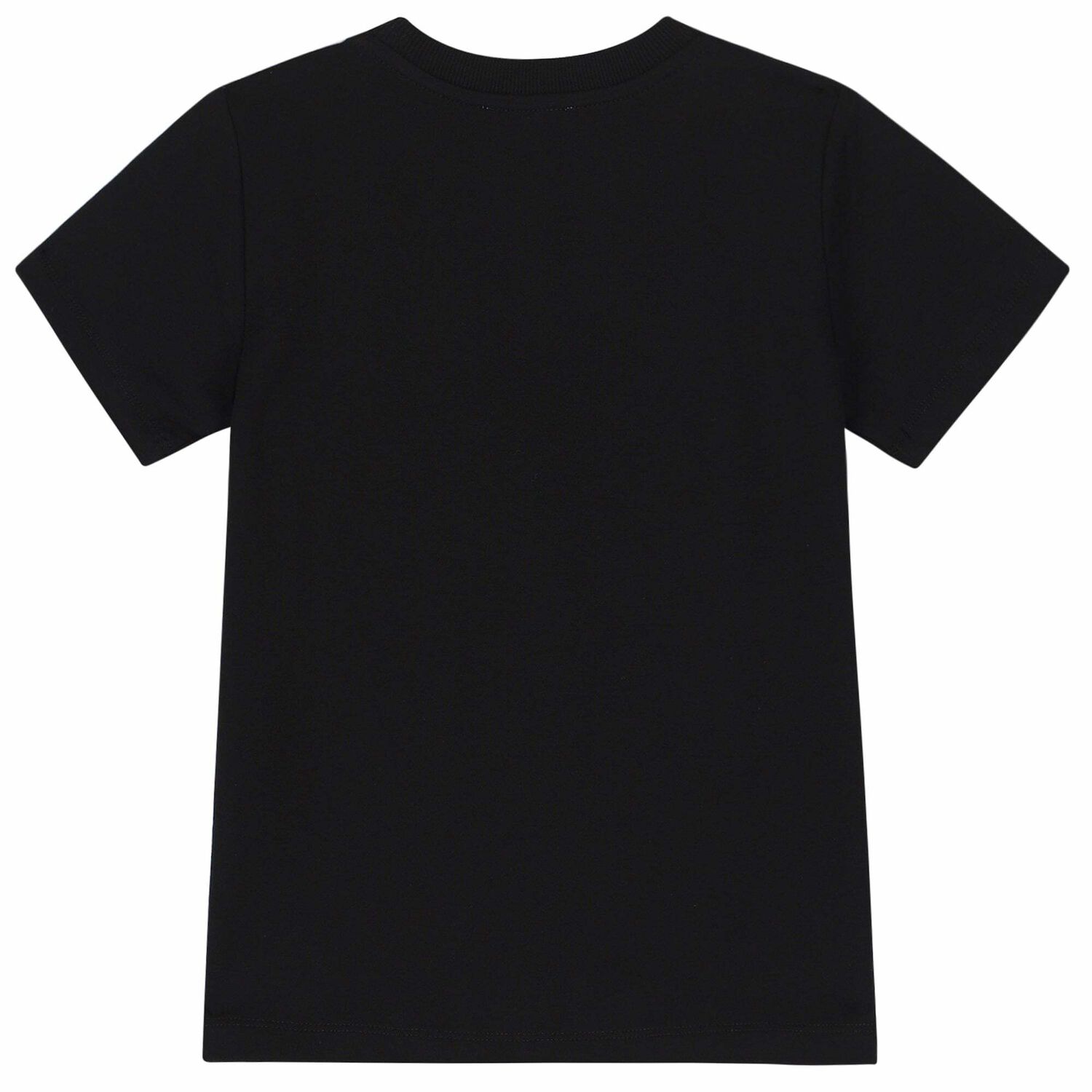 Black Logo Embellished T-Shirt, 1, hi-res