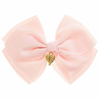 Girls Ballet Pink Bow Hairclip
