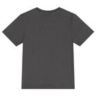 Younger Boys Grey & White Logo Shorts Set, 1, hi-res