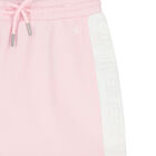 Girls Pink & White Logo Skirt, 1, hi-res