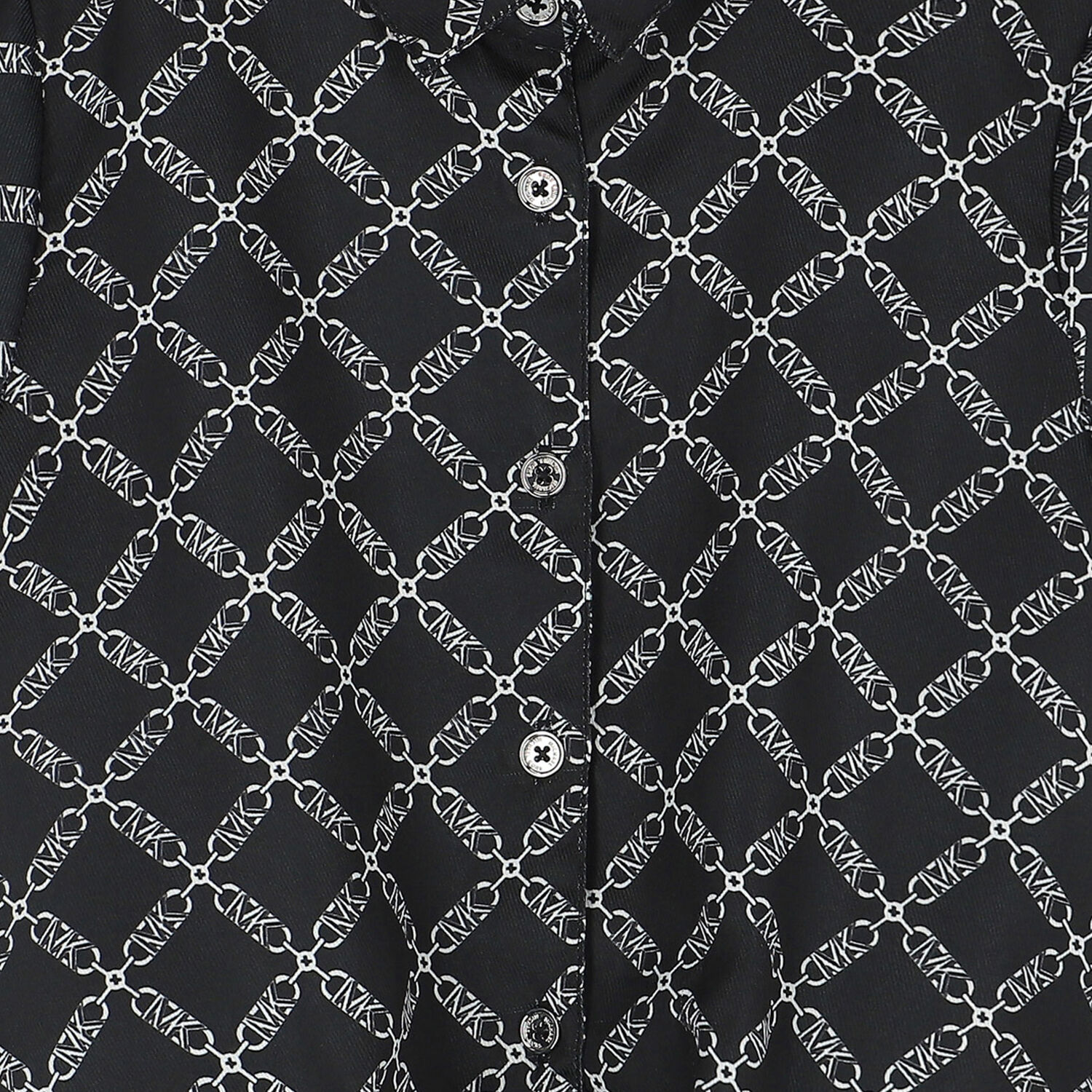 تيشيرت بنات بالشعار باللون الاسود, 1, hi-res image number null