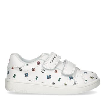 White Logo Trainers