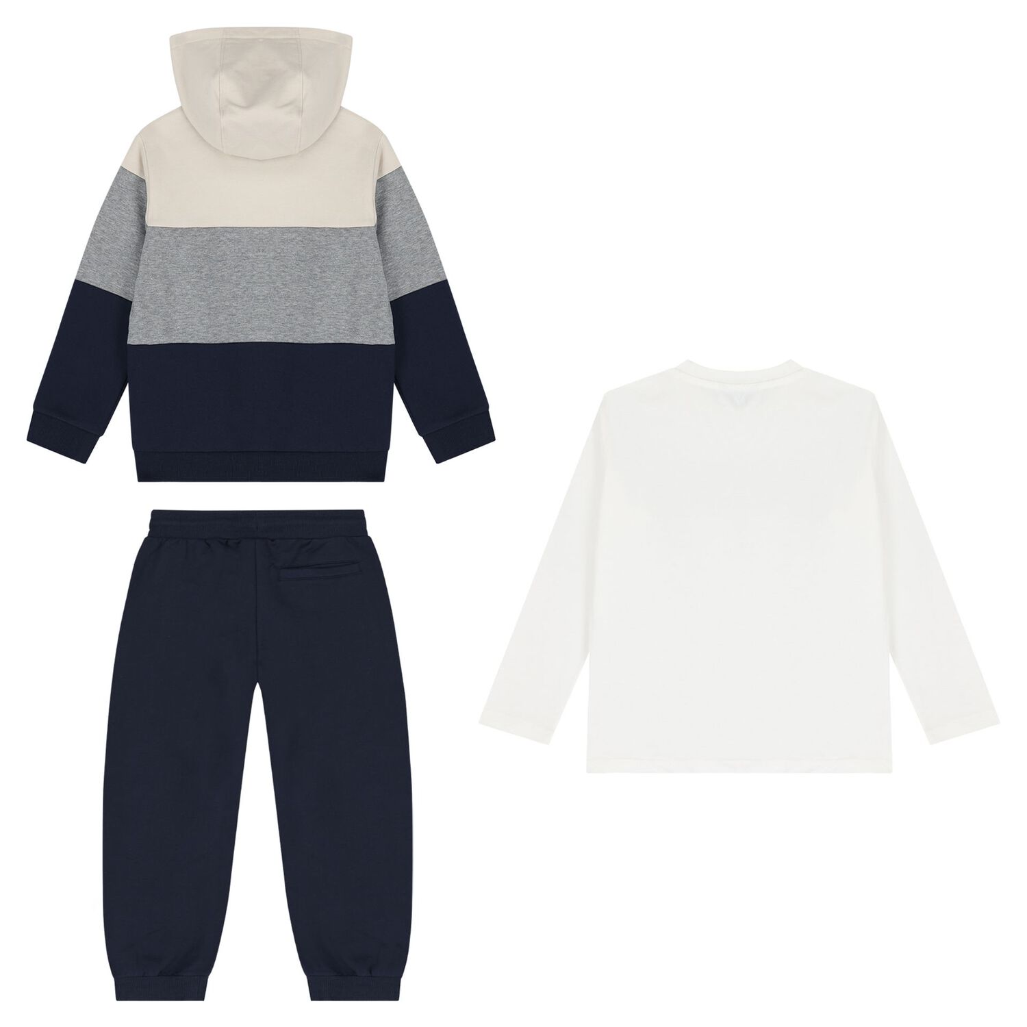 Boys Multi-Coloured Tracksuit Set (3 Piece), 1, hi-res