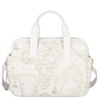 Ivory & Beige Geo Map Baby Changing Bag, 1, hi-res