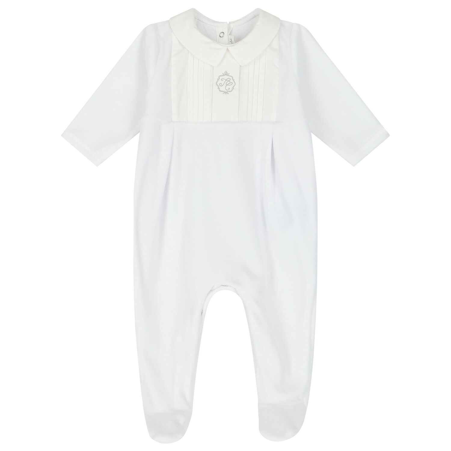 White Logo Babygrow, 1, hi-res image number null