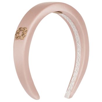 Girls Pink Logo Padded Headband