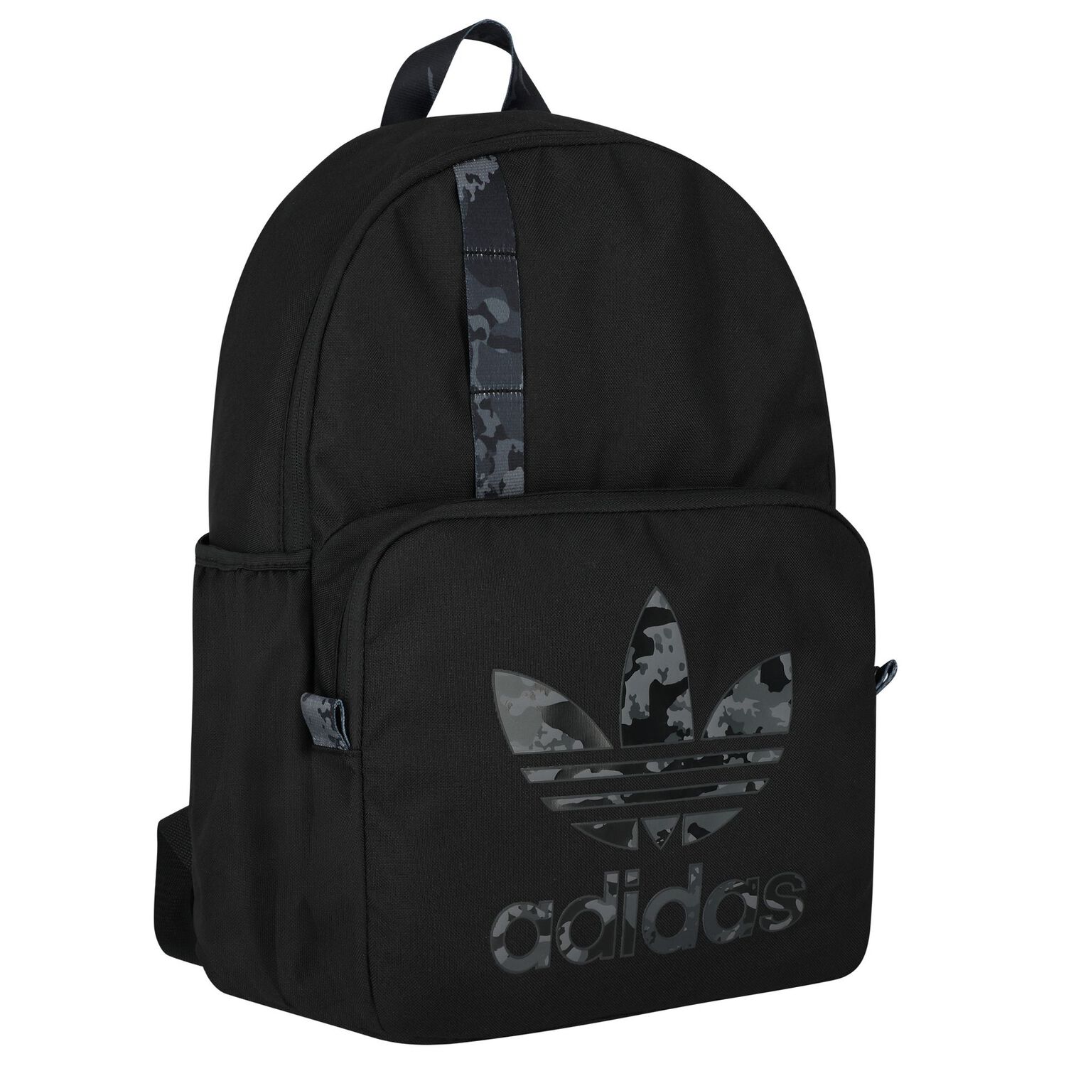 Black Logo Backpack, 1, hi-res