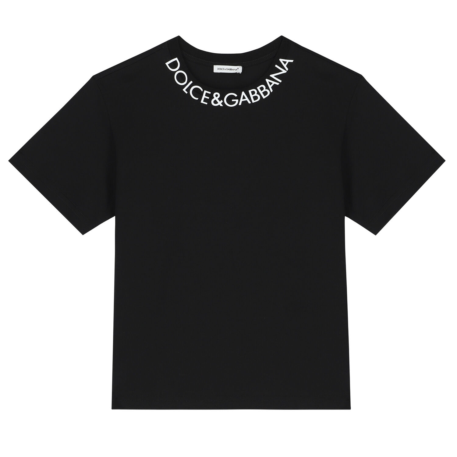 تيشيرت بالشعار باللون الأسود, 2, hi-res