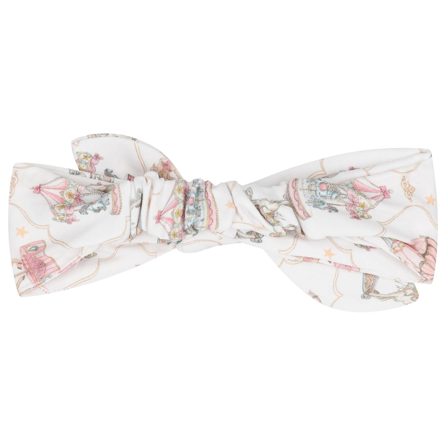 Baby Girls Pink & White Carousel & Hot Air Balloon Headband, 1, hi-res