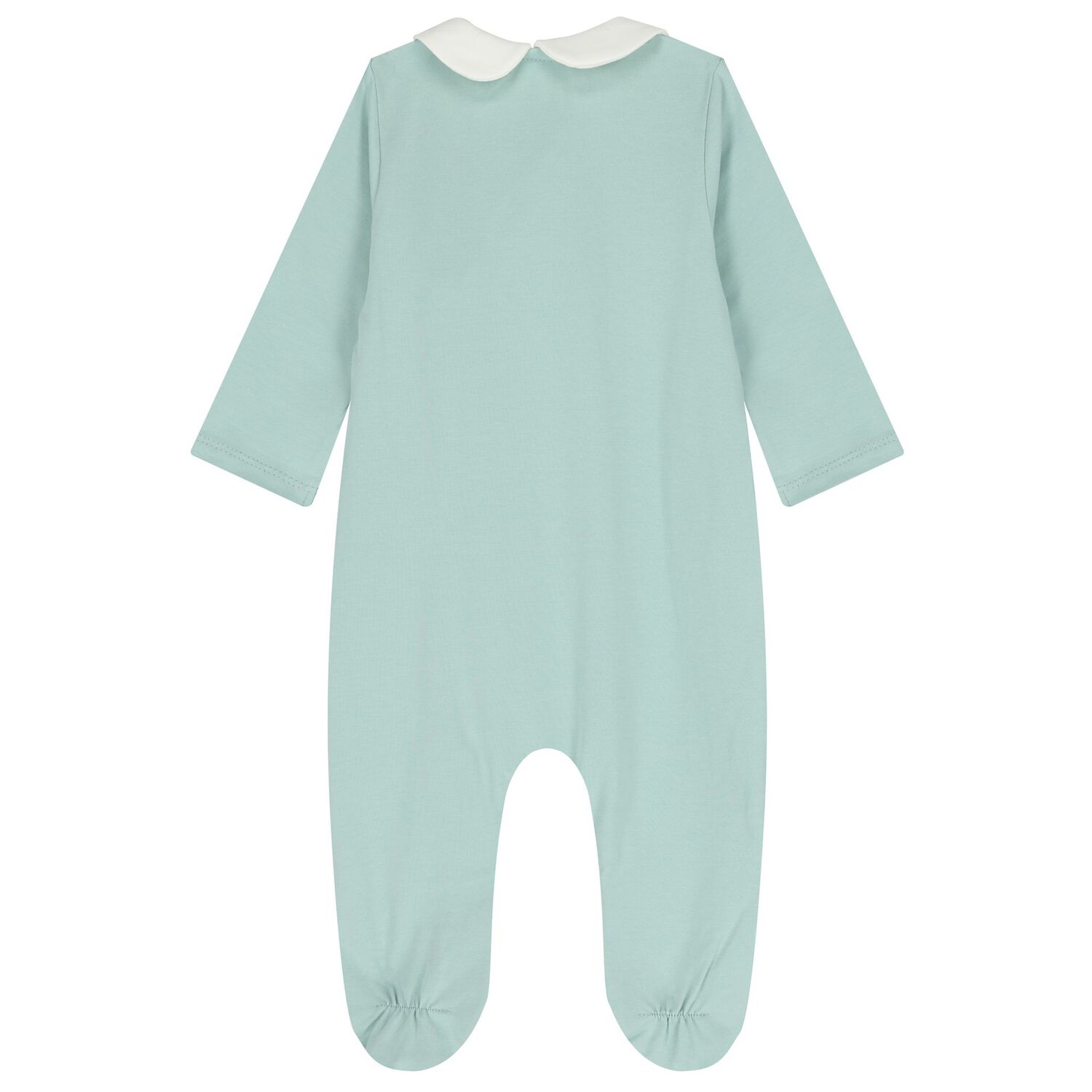 أفرول بنات باللون العاجي والأخضر ( قطعتين ), 2, hi-res