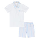 شورت باللون الأبيض والأزرق للأولاد, 1, hi-res