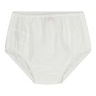 Baby Girls White Floral Dress Set, 1, hi-res