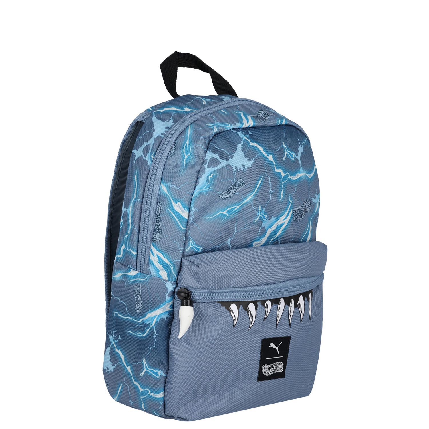 Boys Blue Hot Wheels Backpack, 1, hi-res