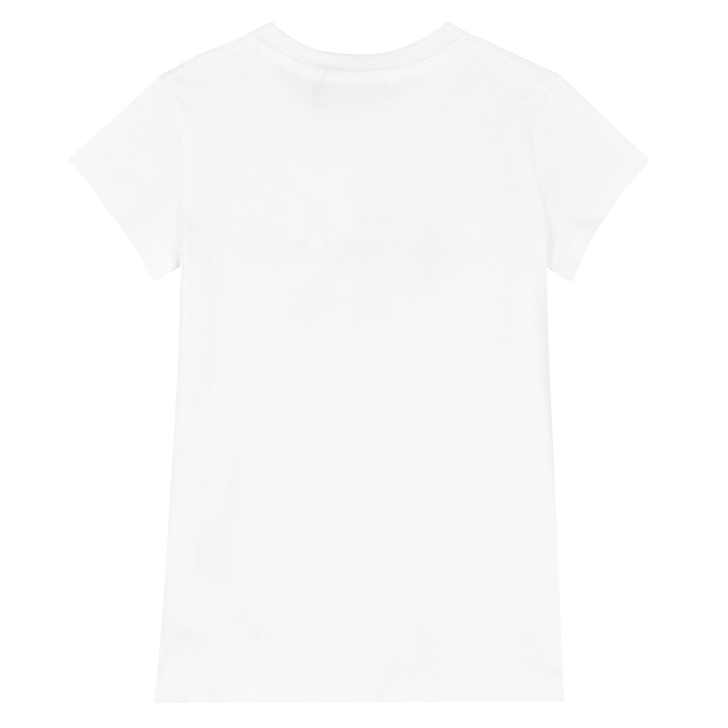 Girls White Logo T-Shirt, 1, hi-res