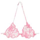 بيكيني بنقشة الغابة باللونين الوردي و الابيض للبنات , 1, hi-res