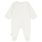 Ivory Teddy Bear Logo Babygrow, 1, hi-res