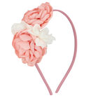 Girls Pink Flower Headband, 1, hi-res