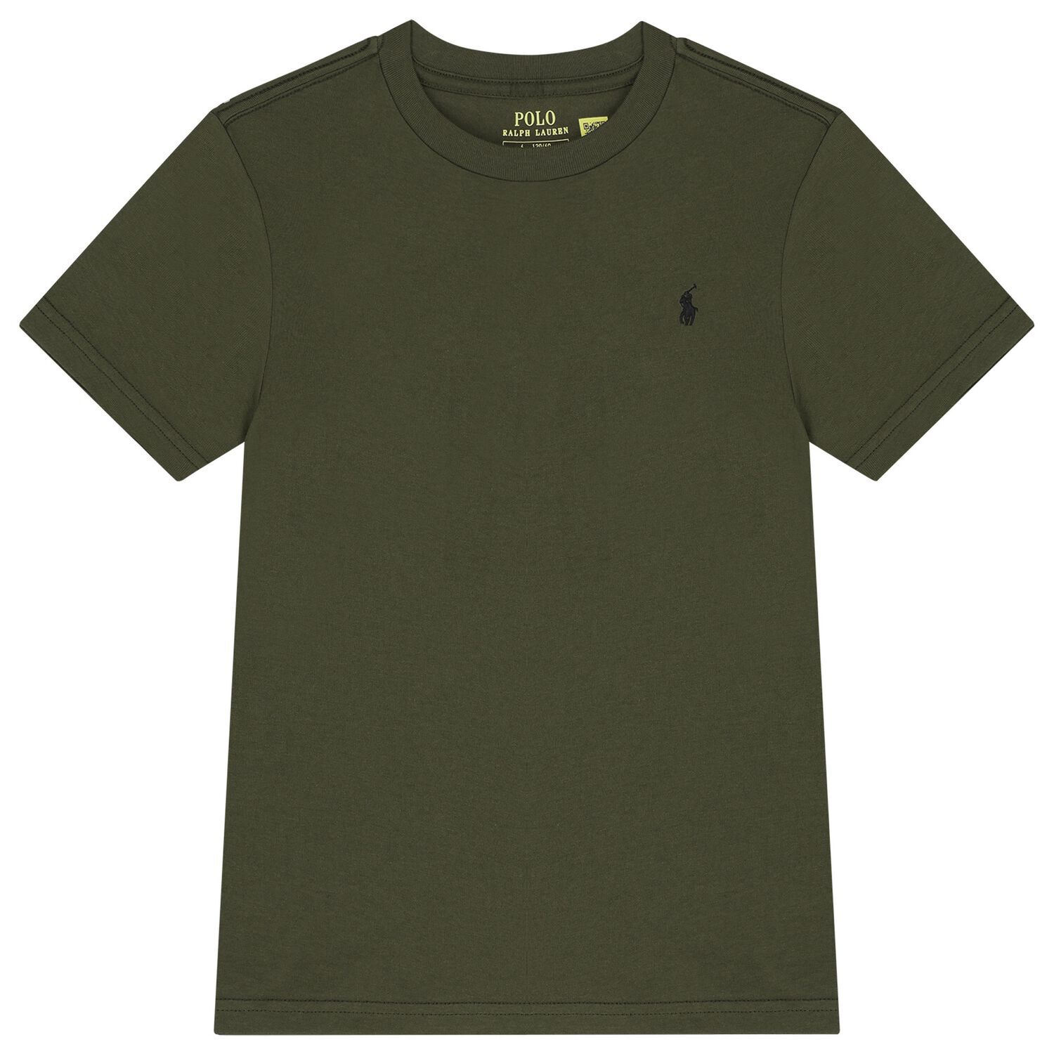 تي شيرت اولاد بالشعار باللون الأخضر , 1, hi-res