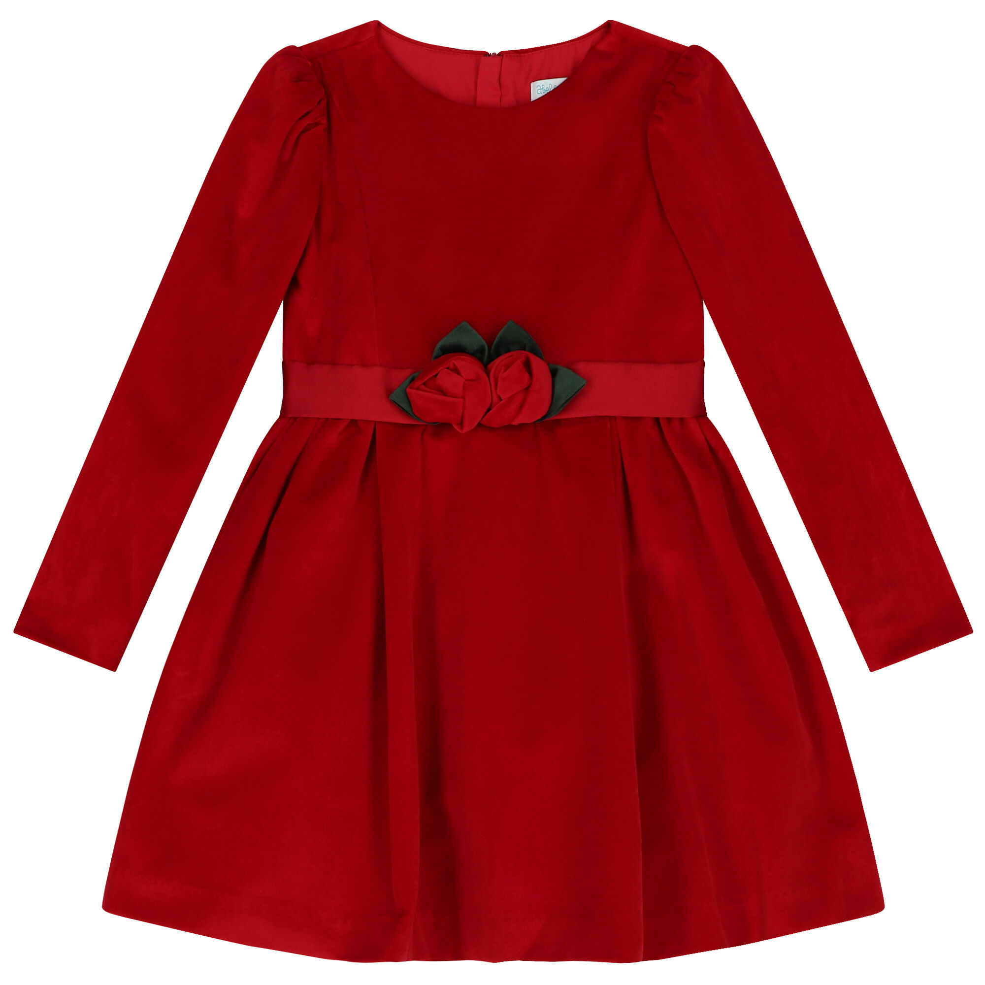 Red velvet dress long deals