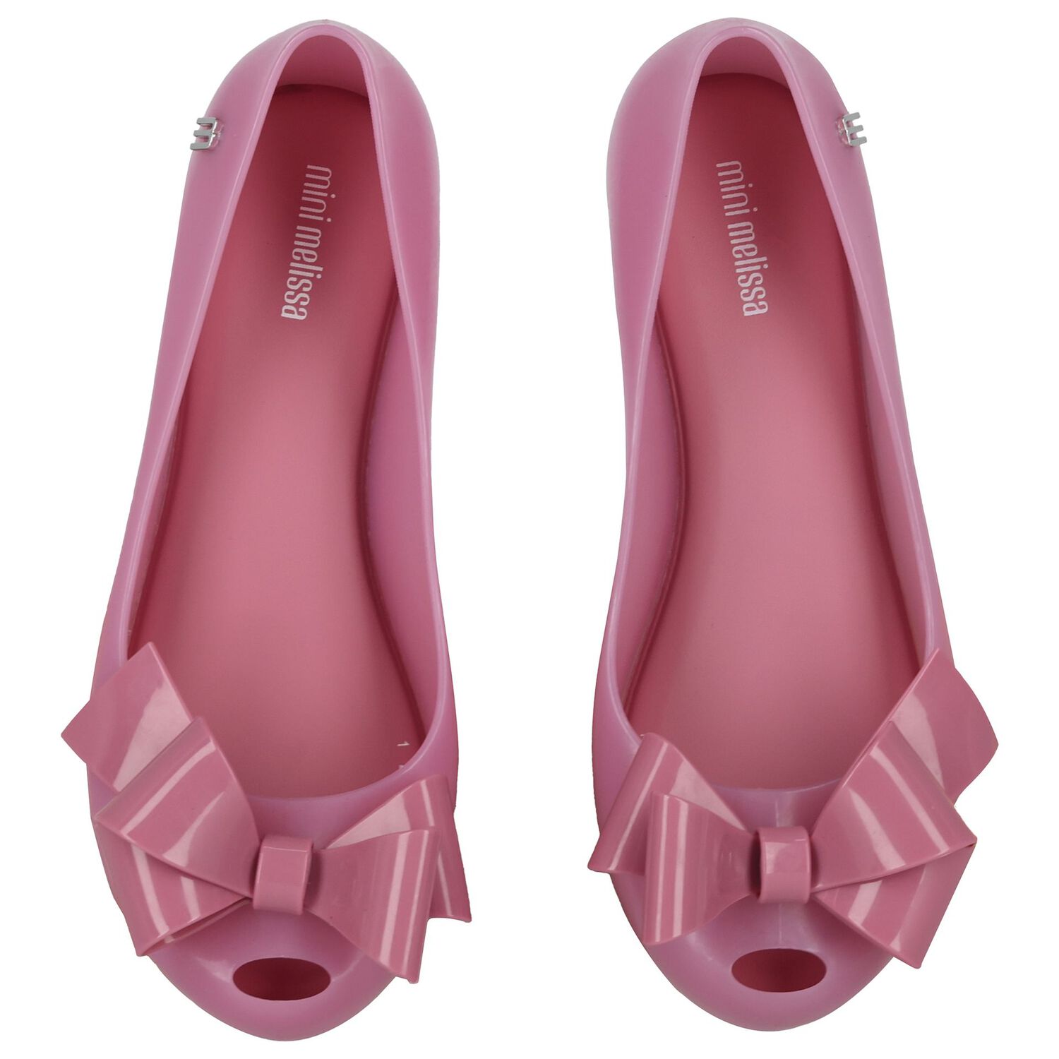 Girls Lilac Bow Jelly Shoes, 2, hi-res image number null