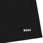 طقم شورت اولاد بالشعار باللون البيج والاسود , 2, hi-res